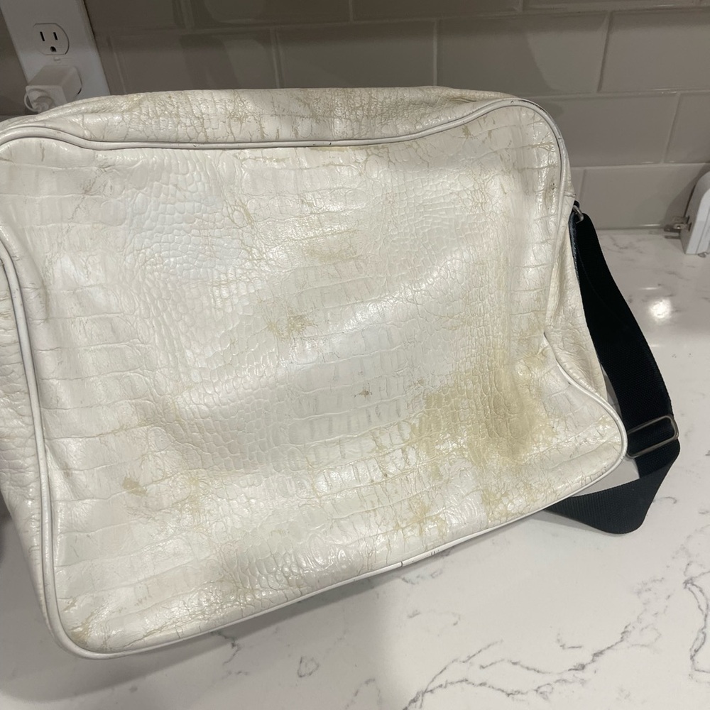 Y-3 Yohji Yamamoto White Shoulder messenger Bag CHECK PHOTOS - Picture 2 of 8